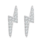 925 Sterling Silver Earrings with Pavé Setting CZ for Women