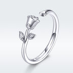 S925 Sterling Silver Plated Platinum Ring for Women