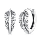 925 Sterling Silver Earrings with Oxidized Silver for Women