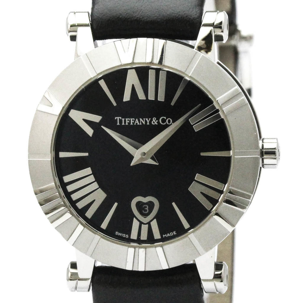 Tiffany & Co. Atlas Black Ceramic & Steel Quartz Watch — TZ13001111A10A41A