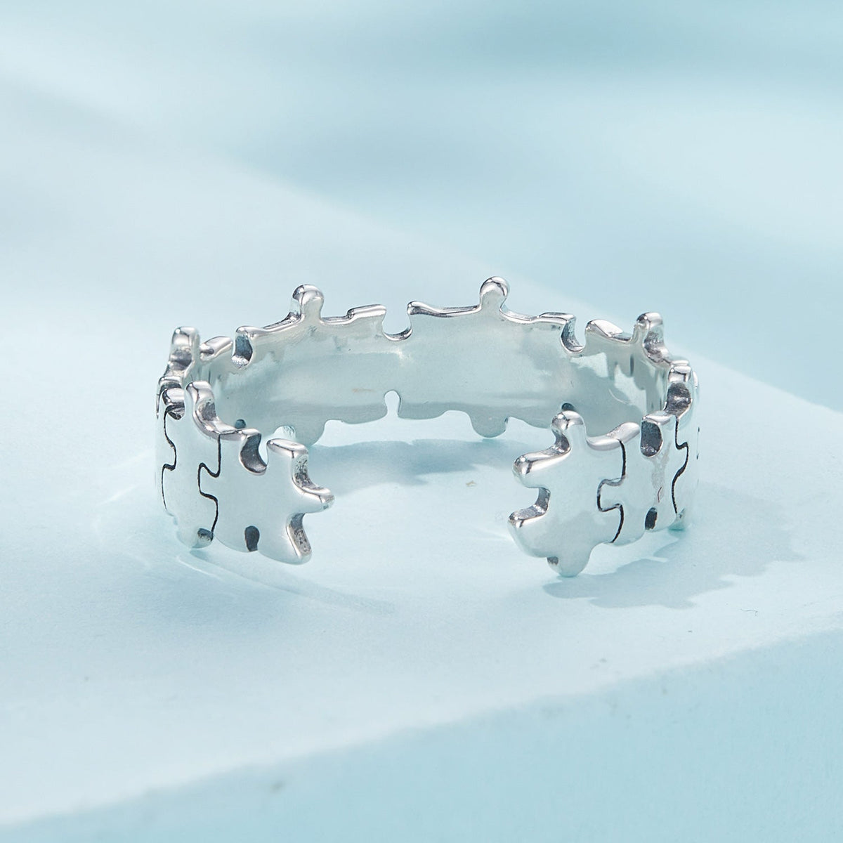 925 Sterling Silver Oxidized 6mm Ring