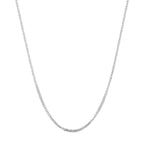 925 Sterling Silver Platinum Plated 45cm Chain Length Necklace for Women
