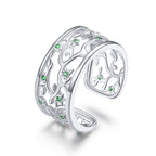 S925 Sterling Silver Pavé Setting CZ Ring