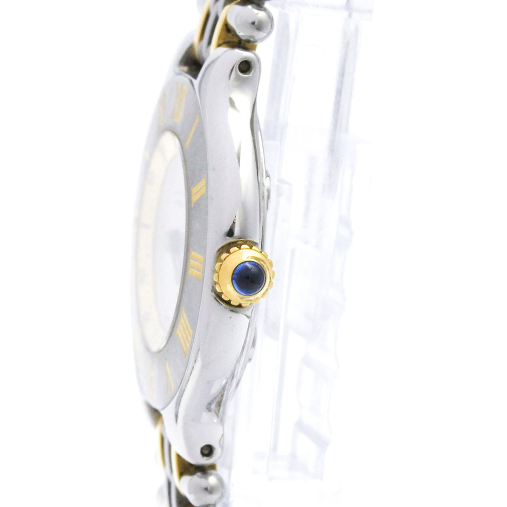 Cartier Must 21 Gold Plated Steel Quartz Ladies Watch — W10073F4