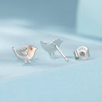 925 Sterling Silver Earrings for Women - 0.6*0.8cm