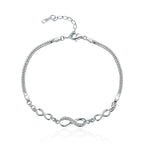 925 Sterling Silver Bracelet 22CM for Women