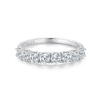 925 Sterling Silver Plated Moissanite Ring Size 5 for Women