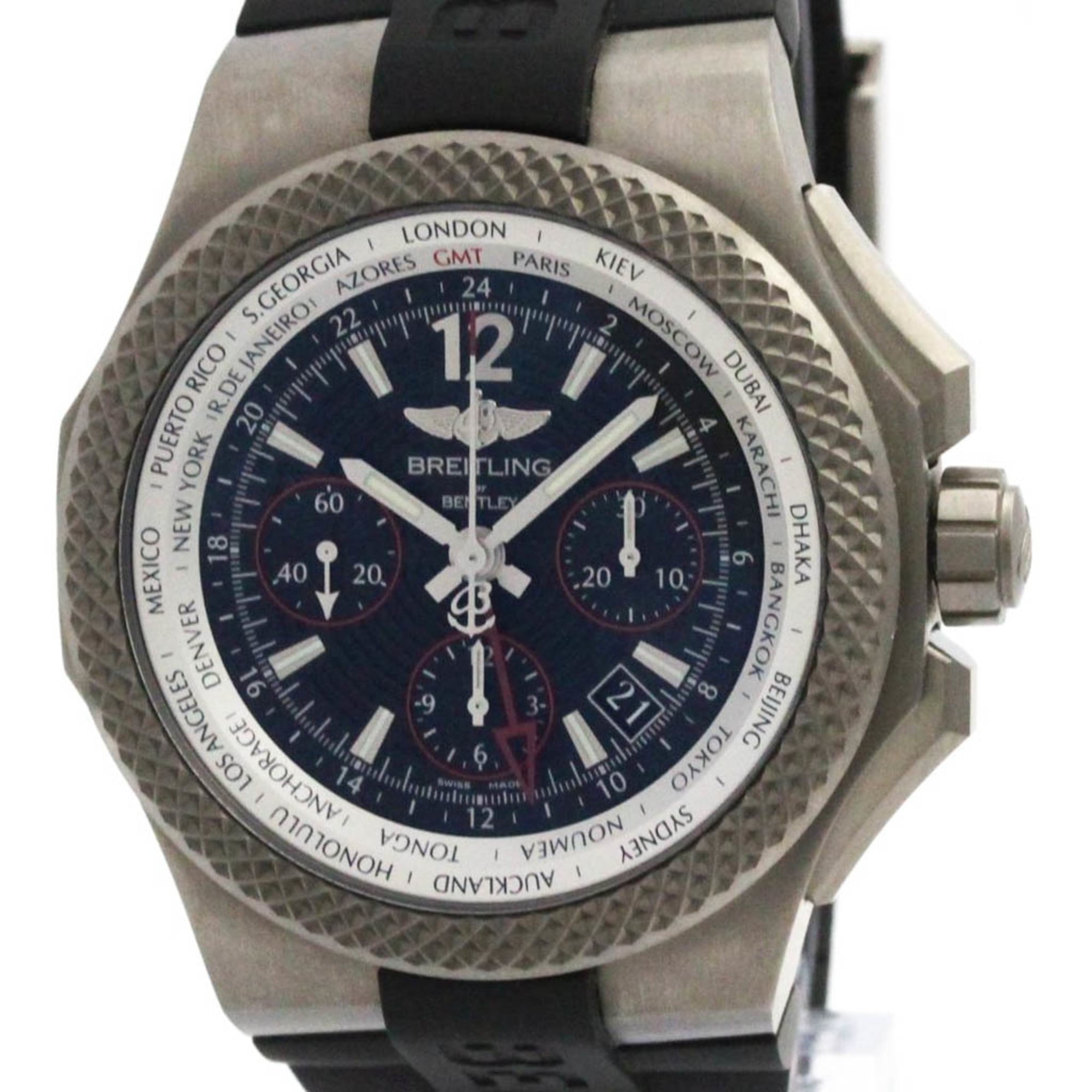 Breitling Bentley GMT Light Body Titanium Mens Watch — EB0433-Bentley