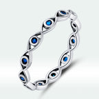 925 Sterling Silver Oxidized CZ Pavé Setting Ring Size 6.0 for Women