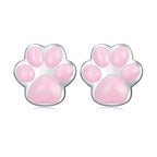 925 Sterling Silver Enamel Black Gold Plated Earrings for Women