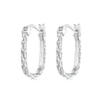 925 Sterling Silver Hoop Earrings for Women