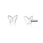 925 Sterling Silver & Platinum Plated Earrings