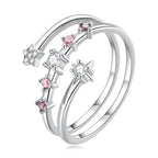 925 Sterling Silver CZ Pavé Ring