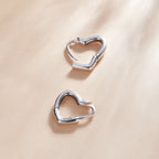 925 Sterling Silver & Platinum Earrings for Women