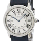 Cartier Ronde Solo SM Steel & Leather Quartz Ladies Watch — WSRN0019