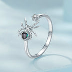 925 Sterling Silver White Gold Plated Ring with Pavé Setting CZ for Women