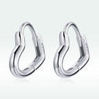 925 Sterling Silver & Platinum Earrings for Women
