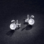 925 Sterling Silver Earrings with Quality Shell Pearl