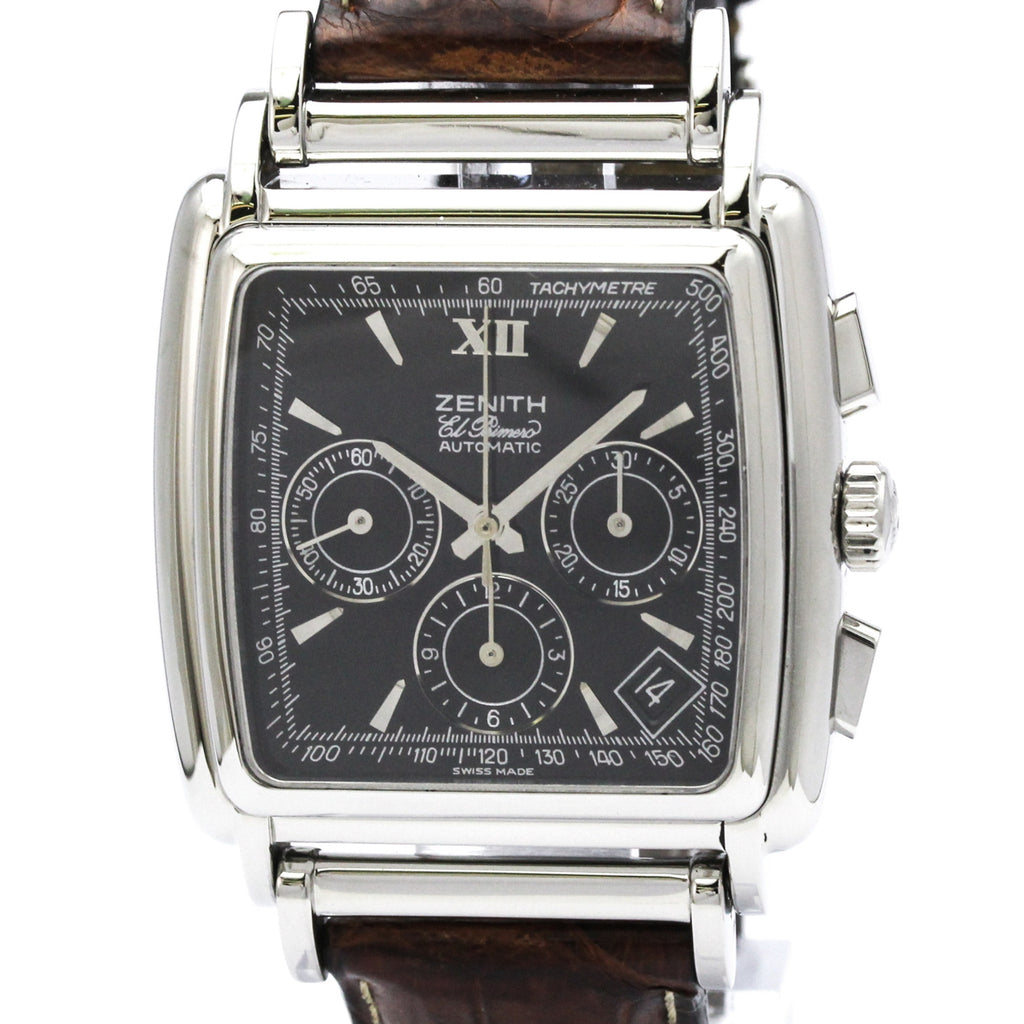 Zenith Class El Primero Chronograph Steel Watch — Z010420400