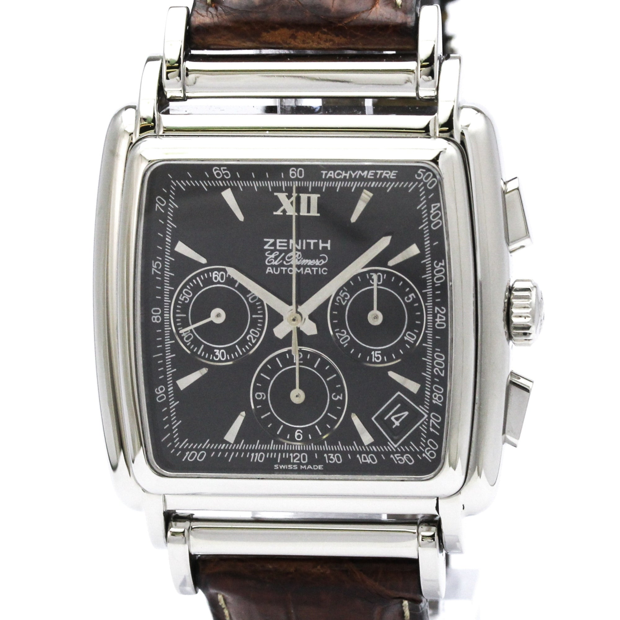 Zenith Class El Primero Chronograph Steel Watch — Z010420400