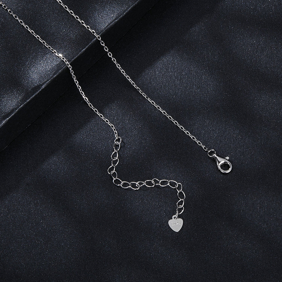 925 Sterling Silver Moissanite 6.5mm Diamond-like Pendant Necklace for Women