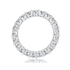 925 Sterling Silver Moissanite 0.1ct Ring Size 6 for Women