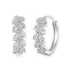 925 Sterling Silver Earrings with Pavé Setting CZ