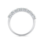 925 Sterling Silver Plated Moissanite Ring Size 5 for Women
