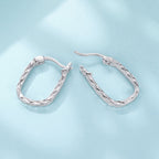 925 Sterling Silver Hoop Earrings for Women