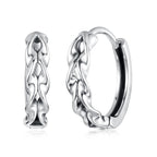 925 Sterling Silver Earrings for Women with Oxidized Finish