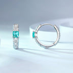 925 Sterling Silver Pavé Setting CZ Earrings for Women