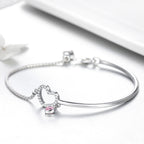 925 Sterling Silver Bracelet 19cm for Women