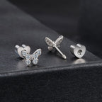 925 Sterling Silver Moissanite Necklace 0.5x0.6cm for Women