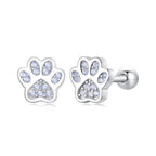 925 Sterling Silver Nano Opal Stone Earrings 6mm