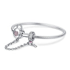 925 Sterling Silver Bracelet 17cm for Women