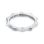 925 Sterling Silver Pavé Set CZ Ring Size 6.0