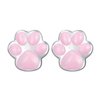 925 Sterling Silver Enamel Black Gold Plated Earrings for Women