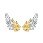 925 Sterling Silver Earrings with White Gold Plating for Women
