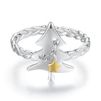925 Sterling Silver Gold Plated Rings for Women