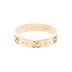 Gucci Icon Ring — Pink Gold, Same Bold Logo