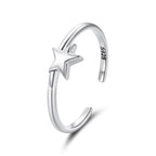 925 Sterling Silver Star Ring for Women