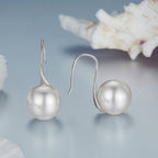 925 Sterling Silver Earrings with Quality Shell Pearl