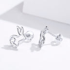 S925 Sterling Silver Plated Platinum Earrings