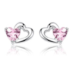 925 Sterling Silver Earrings with Pavé Setting CZ for Women