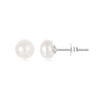 925 Sterling Silver Freshwater Pearl Earrings for Women