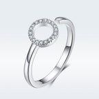 925 Sterling Silver Ring with Pavé Set CZ