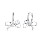 925 Sterling Silver Earrings 20x18mm with Oxidized Finish for Women