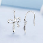 925 Sterling Silver Earrings 1.8cm x 1.0cm for Women