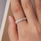 925 Sterling Silver Ring for Women - Style E, 0.4cm Width