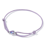 925 Sterling Silver Adjustable 24cm CZ Resin Bracelet for Women